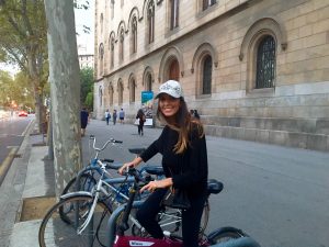 Barcelona bicicleta candela gomez