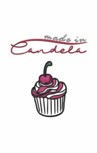 Logo cupcake madeincandela candela go