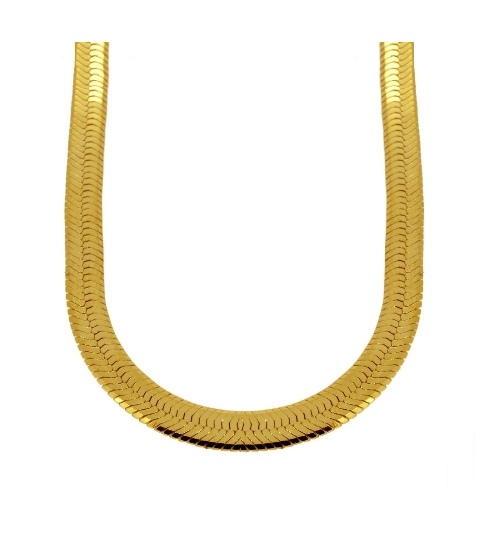 Collar SMOOTH GOLD Plata bañada en Oro